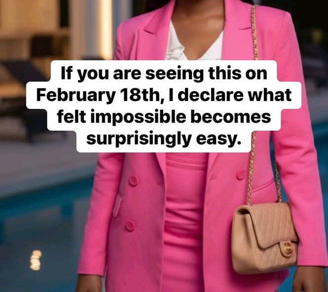 If you are seeing this on February 18th, I declare what felt impossible becomes surprisingly easy.
Amen 🙏