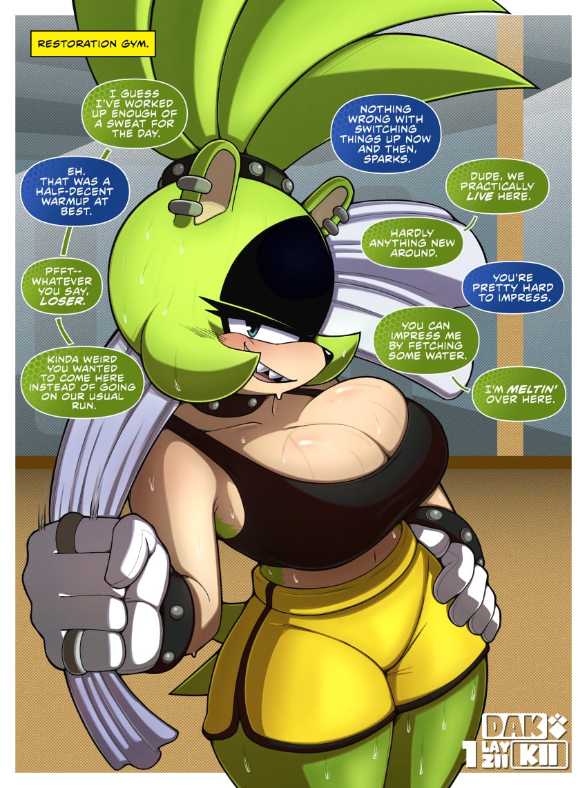 💚🦔:Que pasa acaso te gusta lo que estás mirando ~