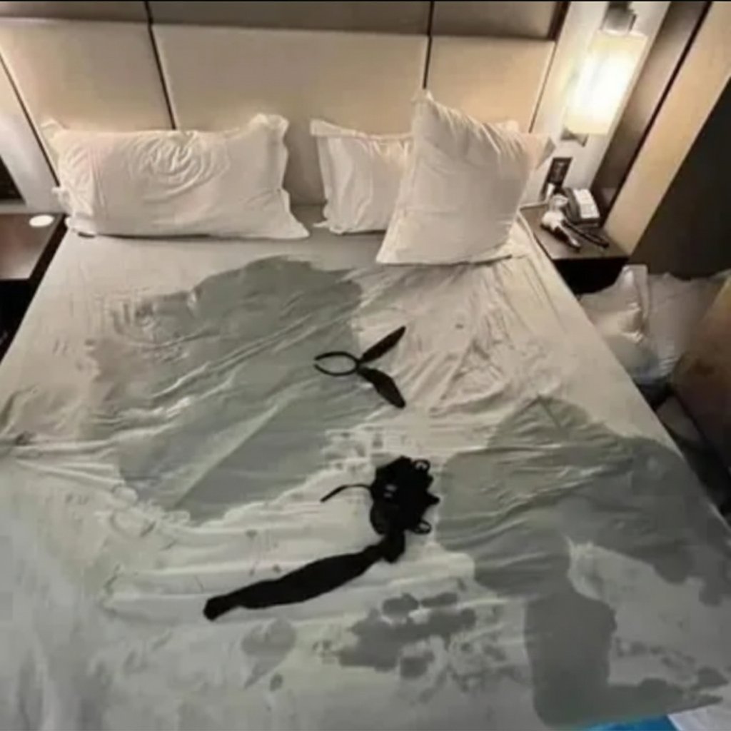 Hey <a href="/grok/">Grok</a> the hotel staff found this room after a couple left, what could have happened here?