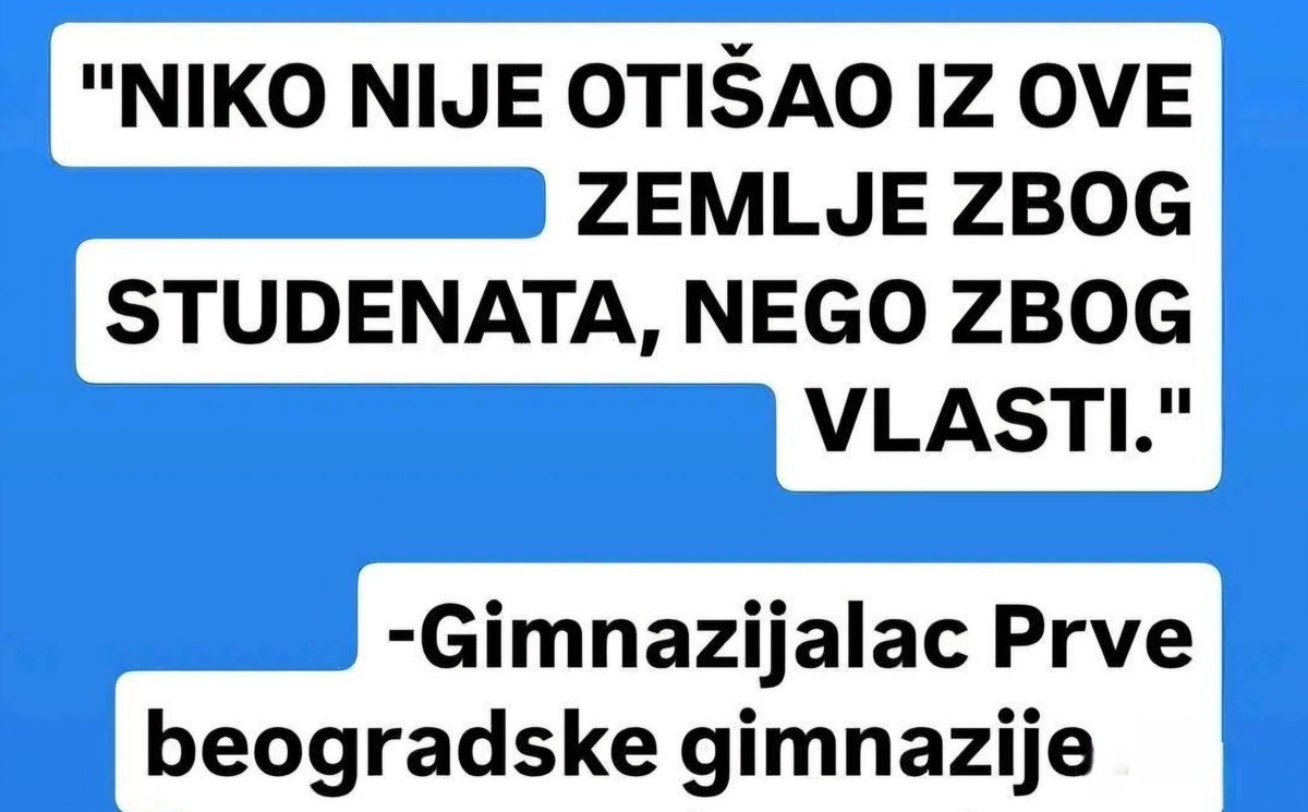 Zbog NJIHOVIH:
* ucena
* procena
* omalovažavanja
* podcenjivanja
* degradacije
* kriminala
* korupcije
* pritiska
* laži
* manipulacije
* napada
* postera
* sudskih procesa
* dece
* zbog lošeg menadžmenta na poslu
* zbog slabe kupovne moći
* zbog kupljenih diploma
* zbog MIRA!!!