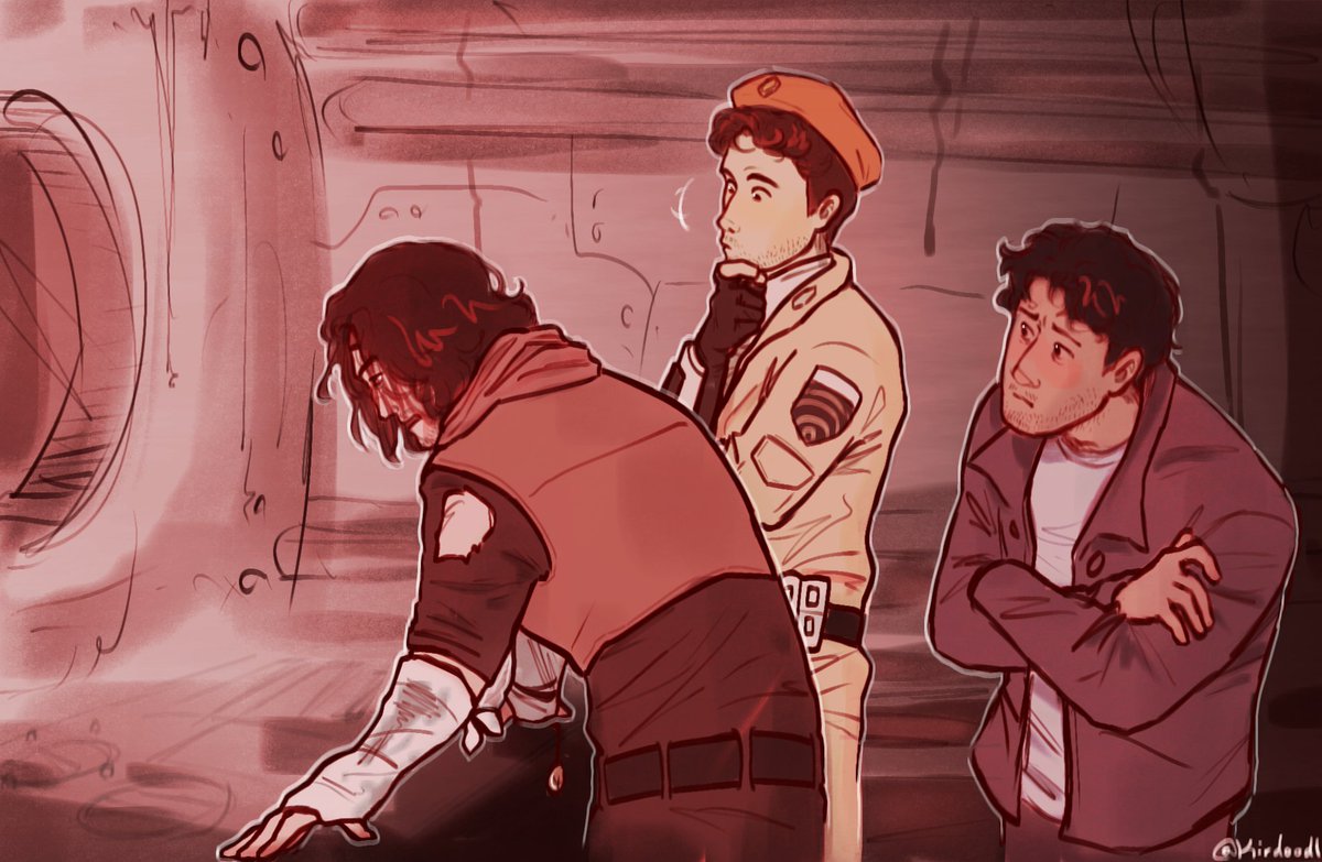 Mmm,,,, end-of-the-world trio,,,, #ironlung #iswm #teos