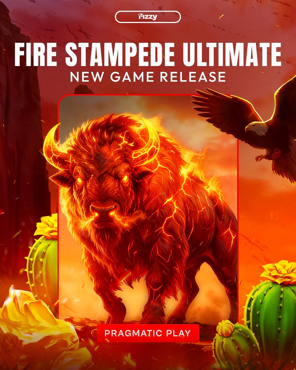 rizzy_en's tweet photo. Fire Stampede Ultimate by Pragmatic Play is now live on Rizzy. 

Step in and feel the heat. 🔥 https://t.co/AoMBkbe77C