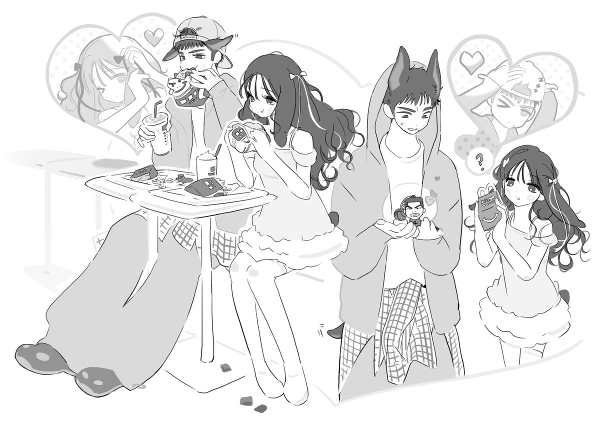 #cm #Commission
러프타입 신청 감사합니다💓 (추가금 요소 - 배경 두상 2인)