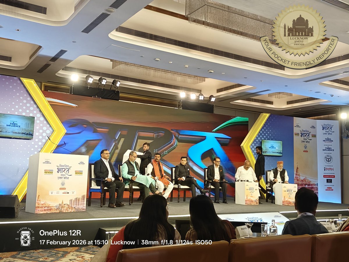 LEFLKO's tweet photo. Viksit Bharat Samriddh Uttar Pradesh Conclave 17 Nov 2026 at Taj Hotel Lucknow by Times Now &amp; UP Govt. Discussions covered tourism MSMEs healthcare &amp; growth roadmap.

🎥 Videos on Lucknow Event Friends YouTube. Stay connected more updates.

#ViksitBharat #UPConclave #LucknowEvent https://t.co/aCzDteKoro