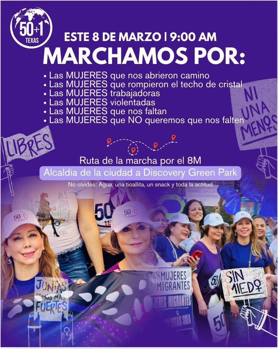 Nos encantaría que todas las nos acompañaran ese día para caminar juntas y conmemorar el Día Internacional de la Mujer, un recordatorio de la lucha histórica por la igualdad, dignidad y respeto.
¡Marchamos para honrar a las mujeres que abrieron camino antes que nosotras!. #8M2026