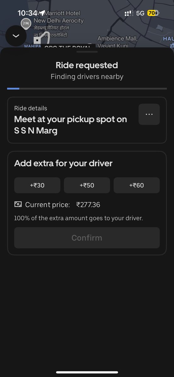 imutsavsharma's tweet photo. @Uber_India  why run these ads when one cannot get a cab from last 30 mins in delhi , its a joke to advertise like this there is enough room for new players it seems https://t.co/JiPxBJiU1s
