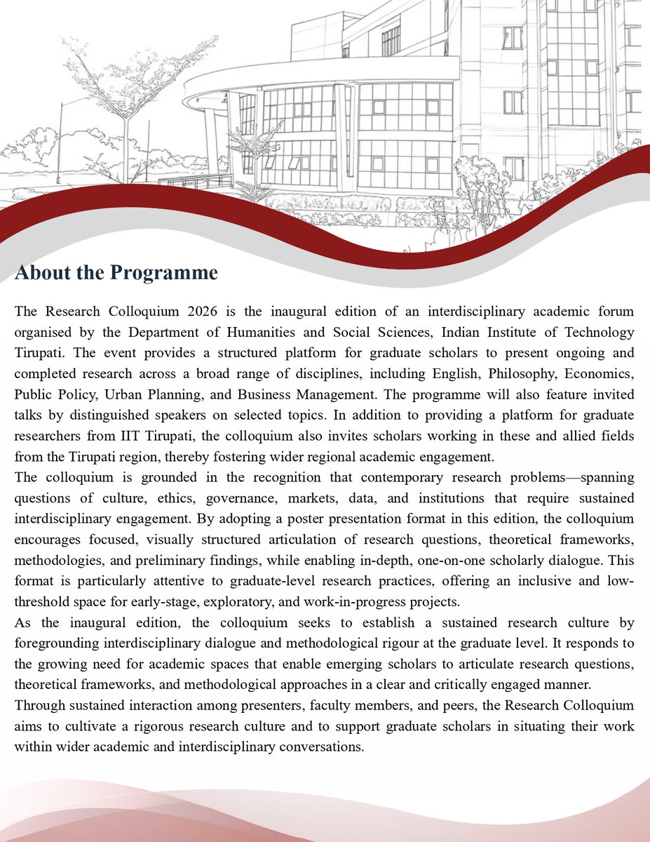 DoHSS IIT Tirupati tweet media