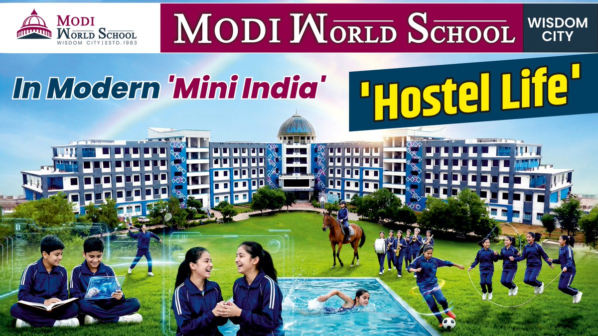 Modi World School - Wisdom City tweet media