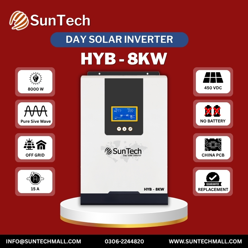 SunTechMall's tweet image. Suntech HYB-8KW Powerful Off-Grid Solar Inverter 

Shop Now: suntechmall.com/suntech-hyb-8k… 

Pakistani Best Solar Inverter
Relaiable for Home/office
delivery within 24 Hours 

#suntech #suntechsolarinverter #suntech8kw #localsolarinverter