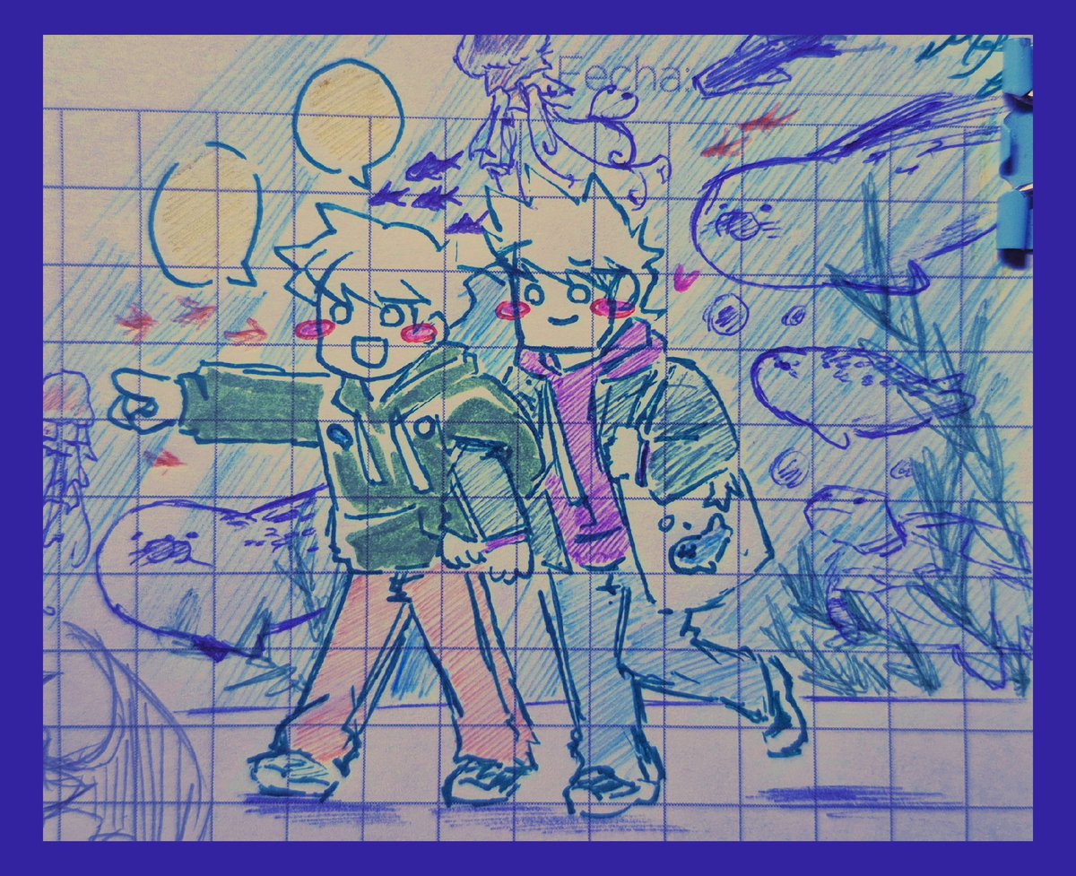 r0rochi's tweet photo. aquarium #eddmatt #eddsworld https://t.co/n2YtmhwtBl