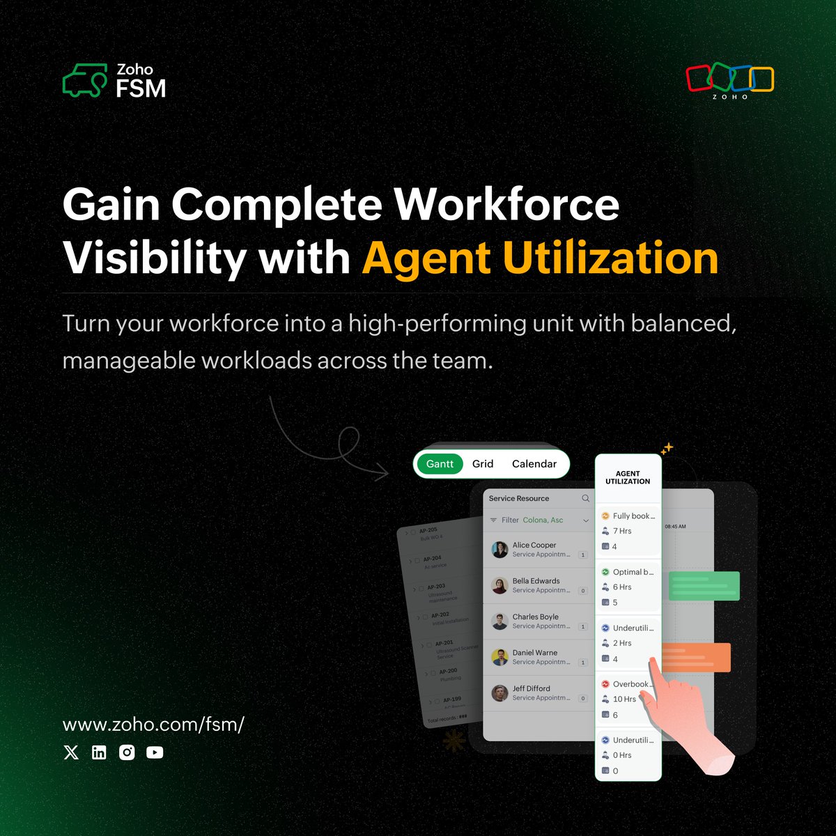 Zoho FSM tweet media