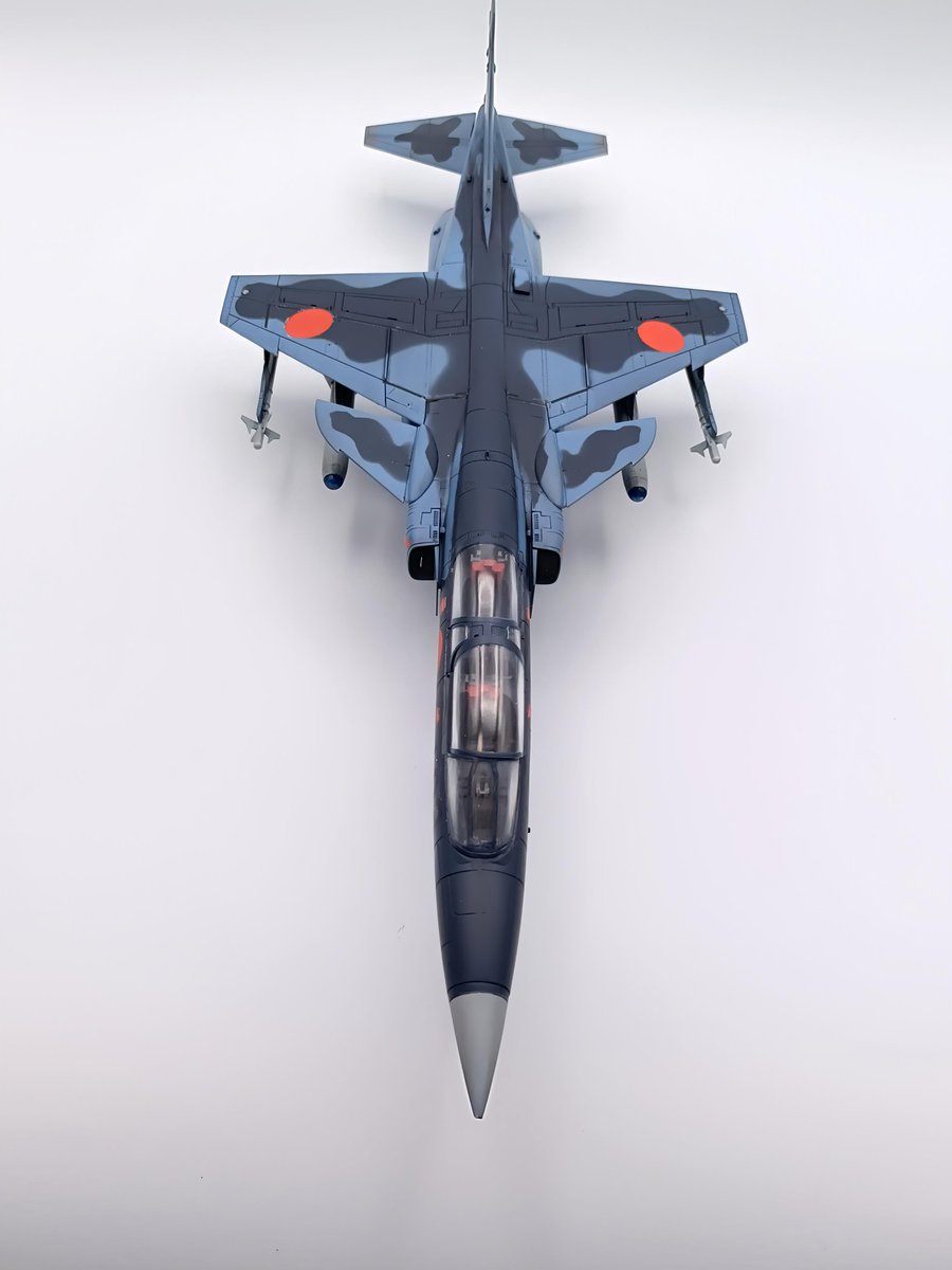 1/48 三菱 T-2 CCV 誘導弾搭載研究機です。 第2回陸模展に出展させて