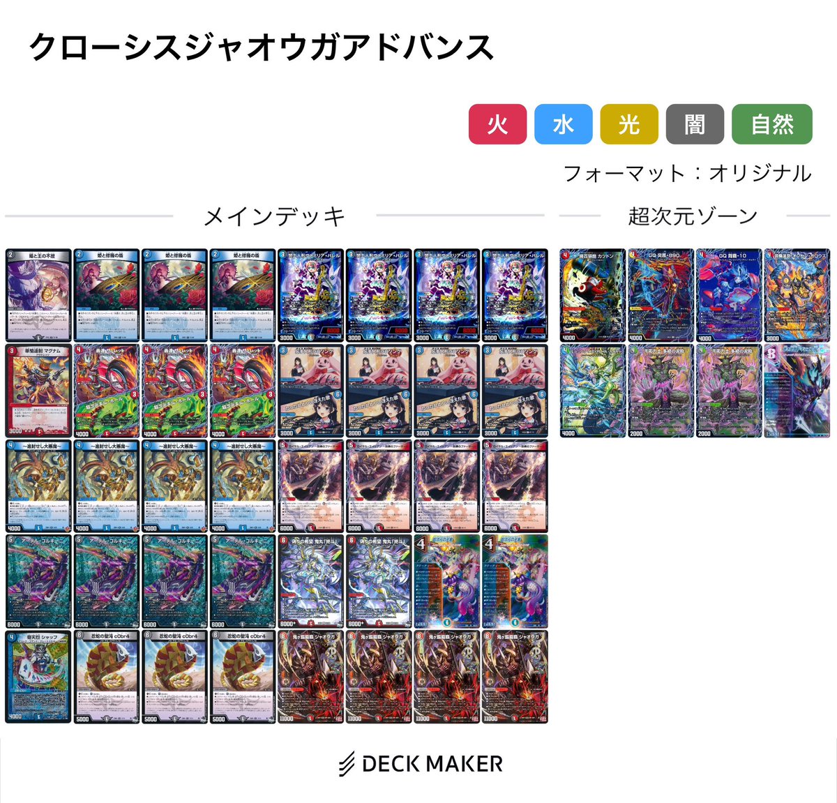 今週使ったデッキたち ラッカドラッヘ 次元に色々役割詰め込めるように