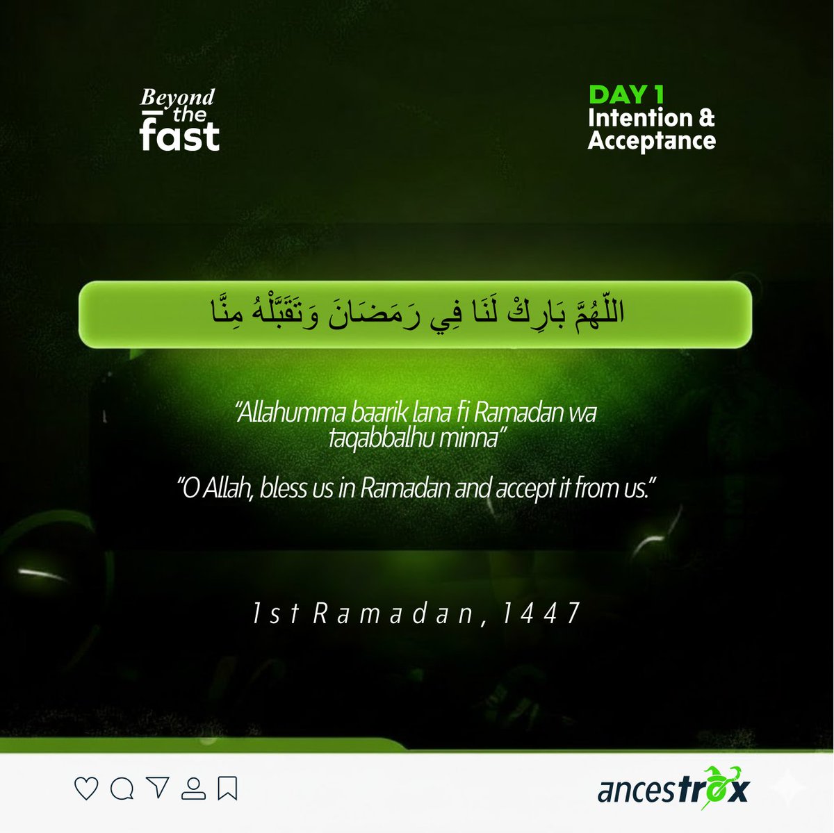 the_oreadeboye's tweet photo. Day 1

"O Allah, bless us in Ramadan and accept it from us" https://t.co/tnpkndChSx