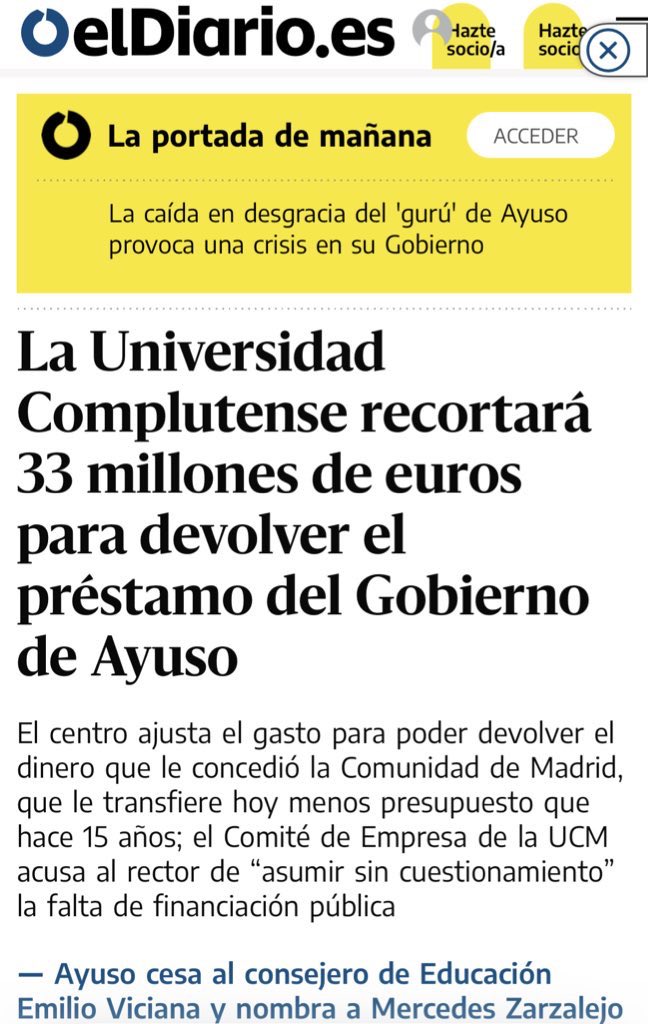 Dos noticias que se entiende mejor juntas