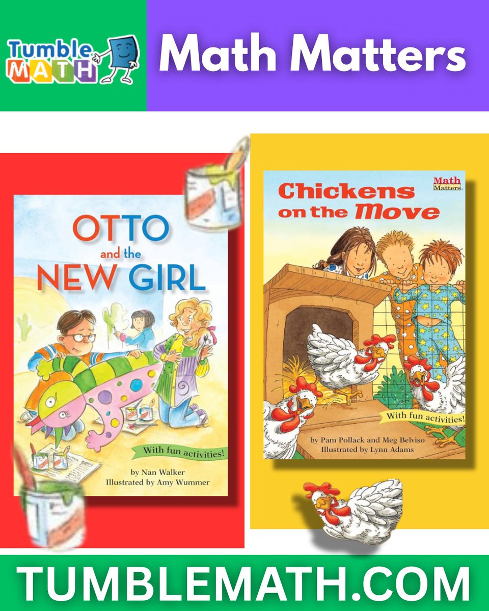 TumbleBooks's tweet image. Stories + numbers = math confidence!

Build math skills through reading with the Math Matters series at TumbleMath.com!

#TumbleMath #MathMatters #KidsLearning #STEMReading #LibraryResources