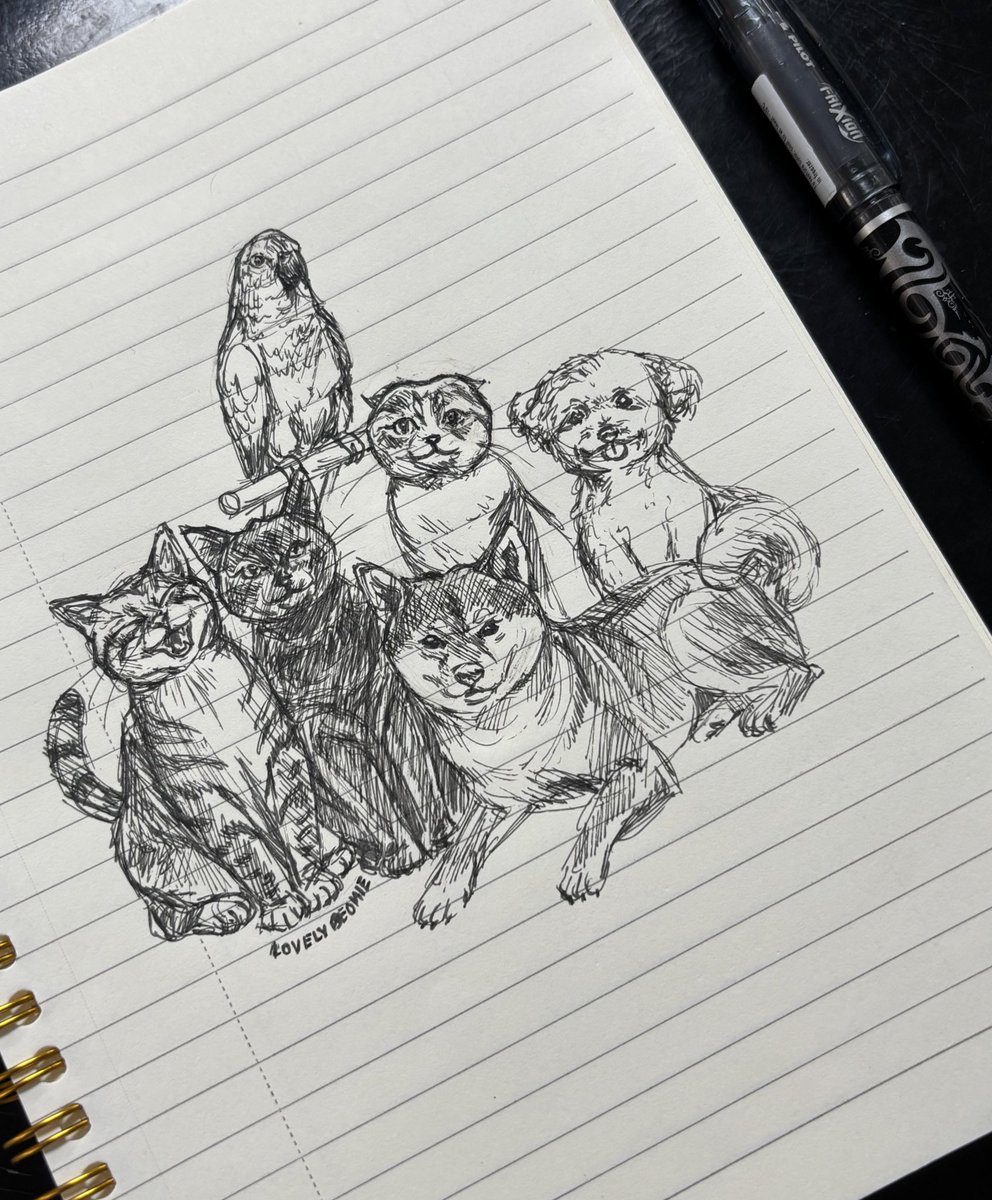 i tried to drew all of them during my vacant time today 🥹