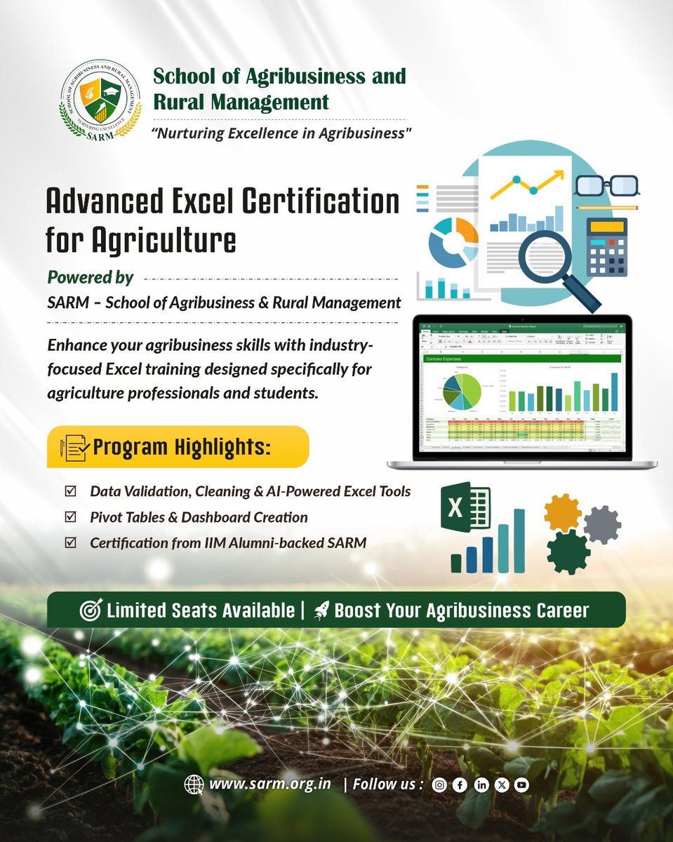 School of Agribusiness and Rural Management tweet media