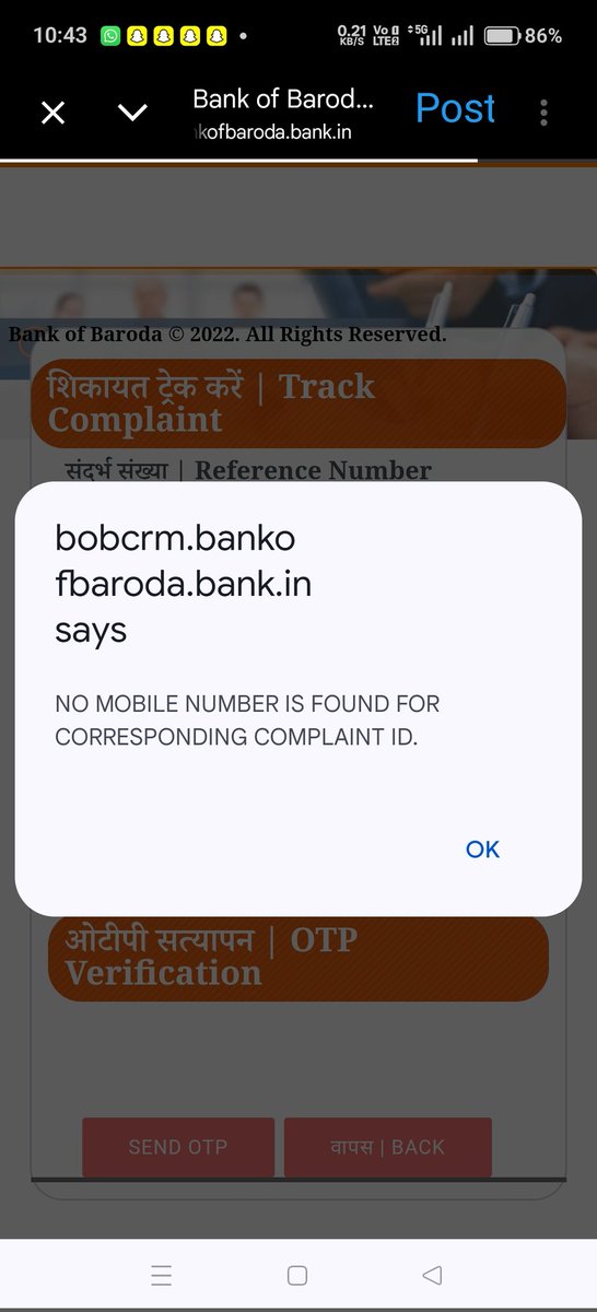 _arvind_kumar22's tweet photo. @bankofbaroda @bankofbaroda @RBI @RBIsays 
Same issue still there. I just dont know how to make you understand the issue. https://t.co/EIjov7e4xJ