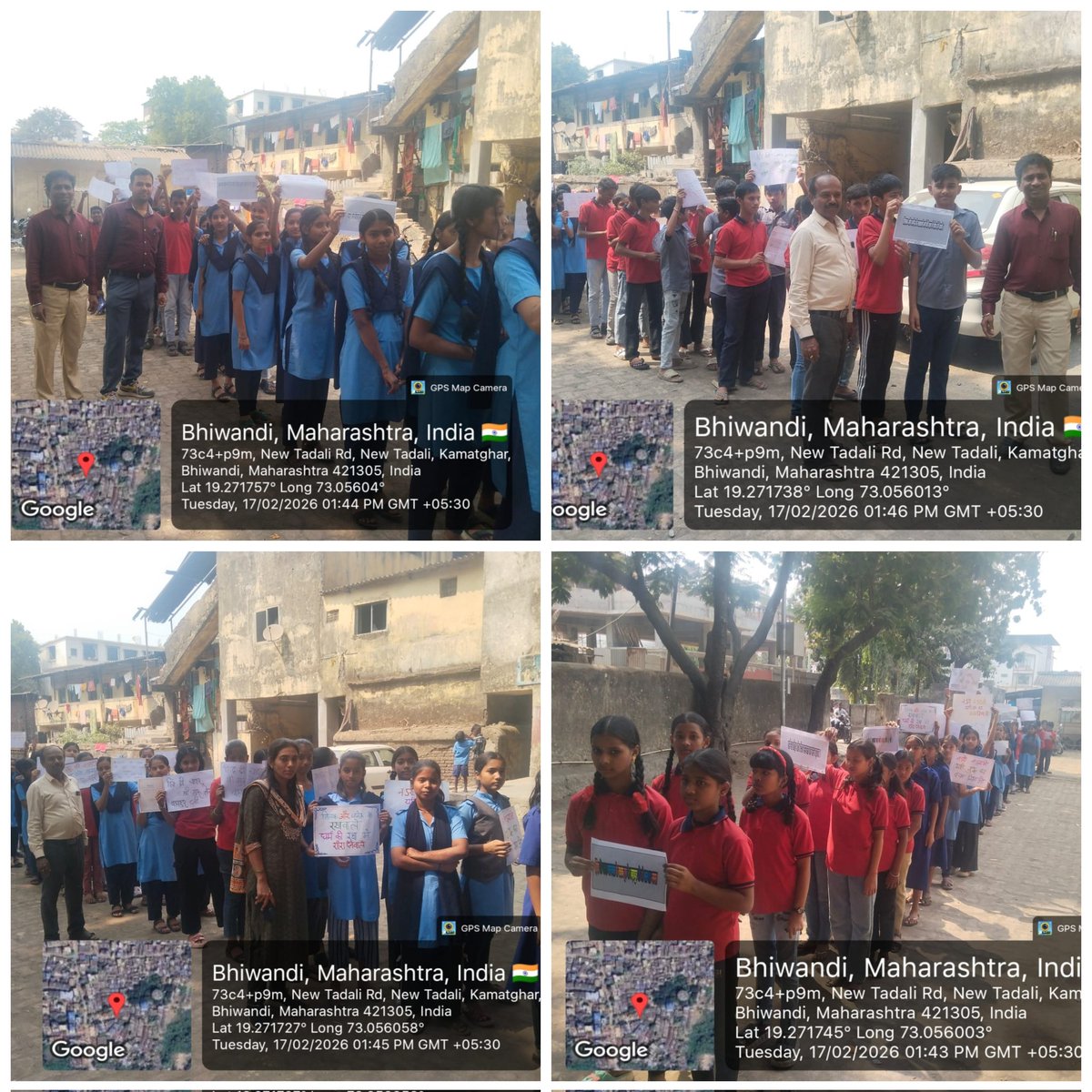 bncmcbhiwandi's tweet image. 17/02/2026 रोजी ‘हिंद-दी-चादर’ उपक्रमांतर्गत मनपा शाळा क्र. 31 व 102 (हिंदी माध्यम) येथे प्रभात फेरी व वाचन स्पर्धा उत्साहात पार पडल्या.

#HindDiChadar #GuruTeghBahadur350 #SchoolActivities #BNCMC #BhiwandiNizampur