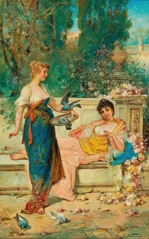 FamousArtVibes's tweet image. #Leisure hours
Hans Zatzka (#Austrian, 1859 – 1945)