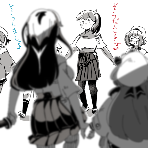 すまんな 向きの関係でサイドテールのまとめてるとこが隠れてるだけなんだ 