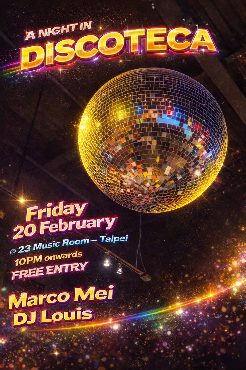 See you this Friday 2/20 at @23_music_room for the 4th event “Discoteca” . This time I am gonna play alongside @funk_gb . 10 PM onwards- Free Entry all night long . Be there ❤️☺️

#disco #funkydisco #house