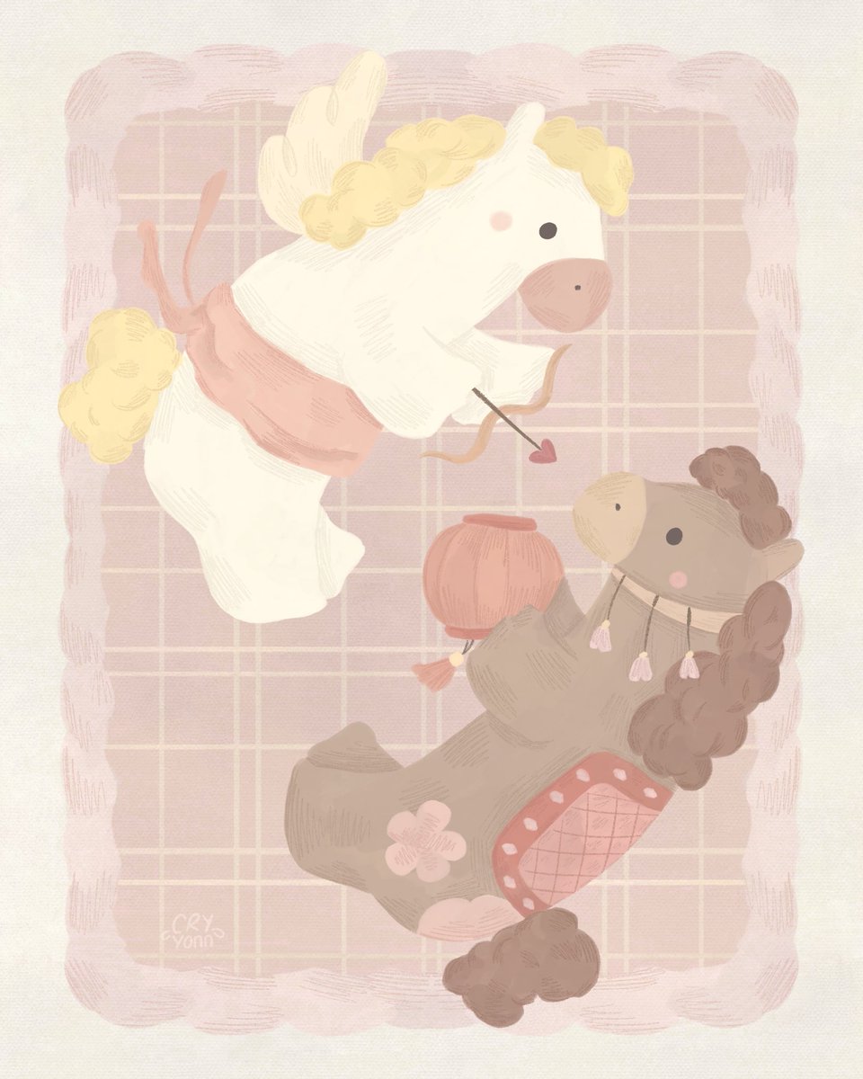 cry__yonn's tweet photo. a little love 💘 a little luck 🧧 just in time for the season.🐴 Happy Chinese New Year and all the sweetest beginnings. https://t.co/1mGWWC1fIy