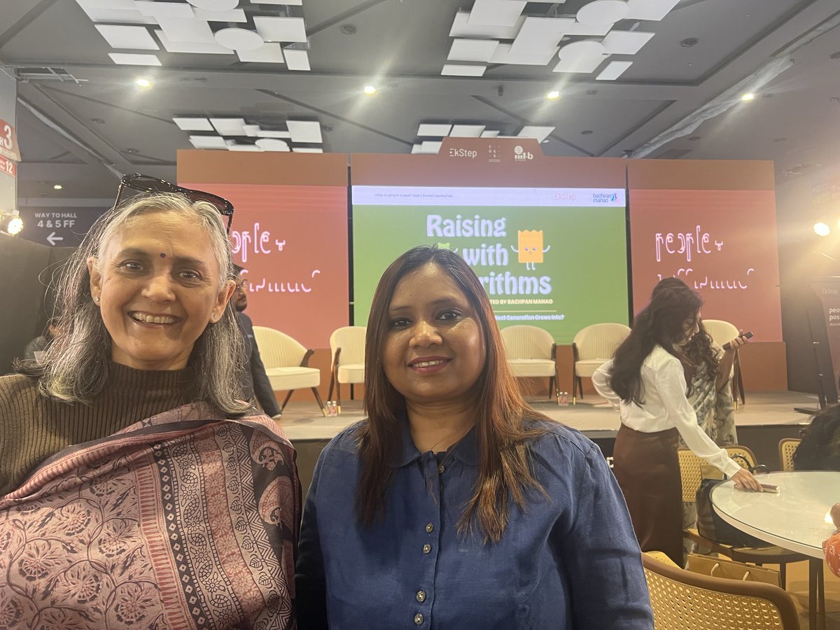 Celebrating Bachpan <a href="/EkStep_Org/">EkStep Foundation</a> @sesameworkshopindia #IndiaAIImpactSummit2026
