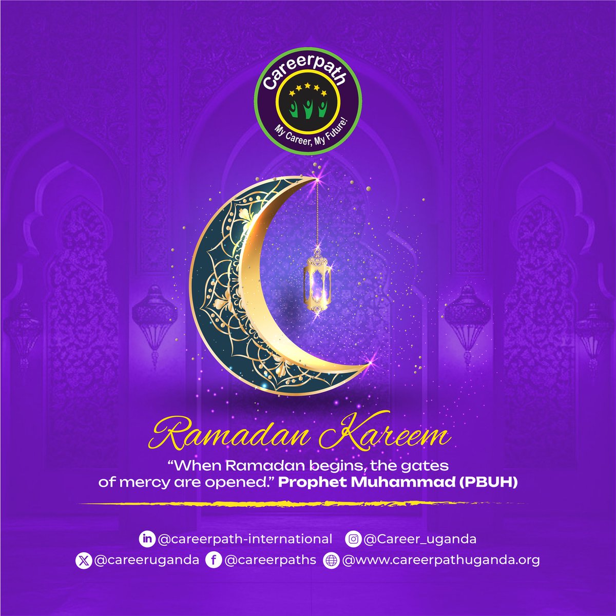 Ramadan is a divine reset 🌙
A sacred pause. A season that transforms souls.
May this month refine our hearts, sharpen our purpose, and align us with what truly matters.
Let it not just be observed — let it transform us. ✨
RAMADAN MUBARAK 🌙
#RamadanKareem #CareerPathUganda