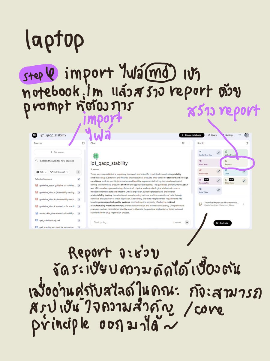 แชร์วิธีอ่านหนังสือช่วงนิ แบบใช้ notebook lm เป็นตัวช่วย🫣