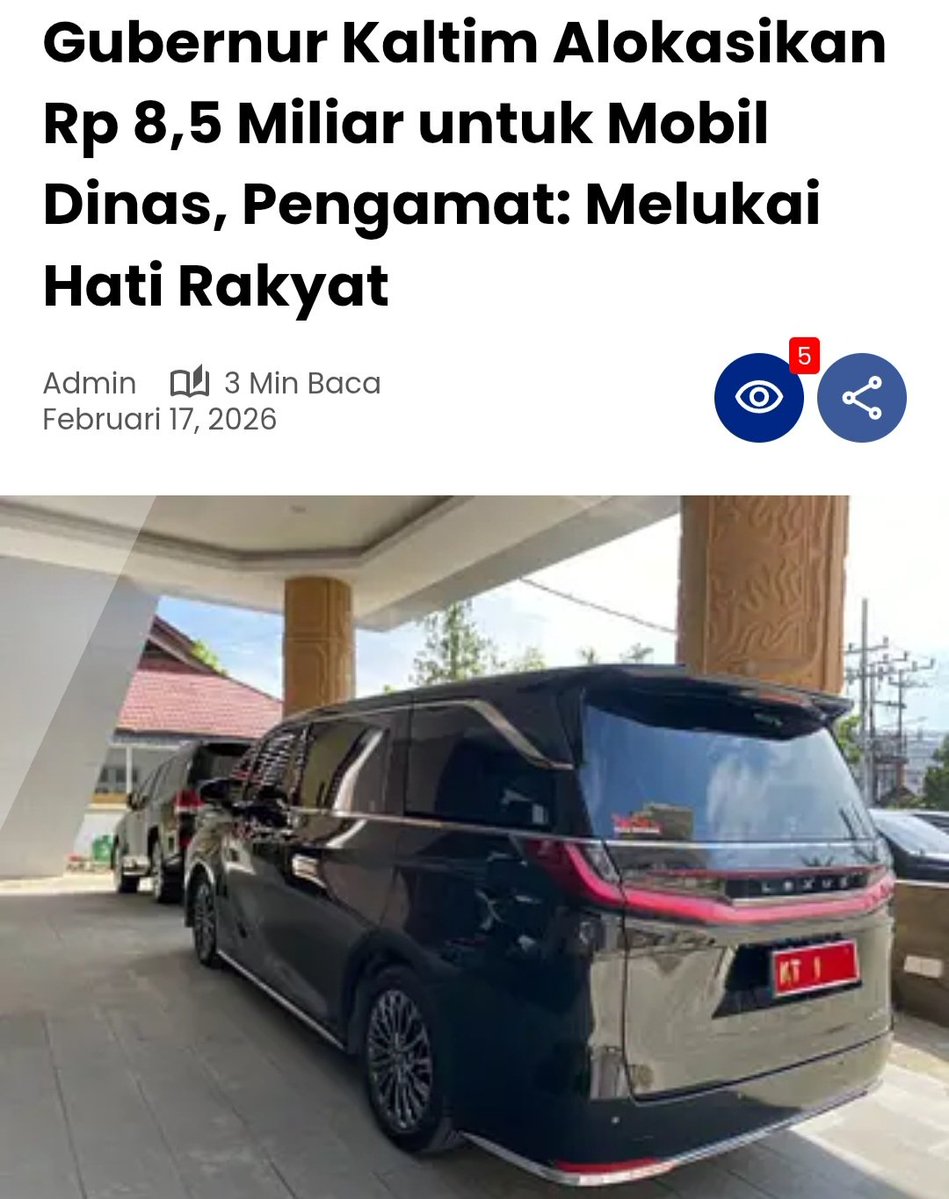 Pilihan rakyat.