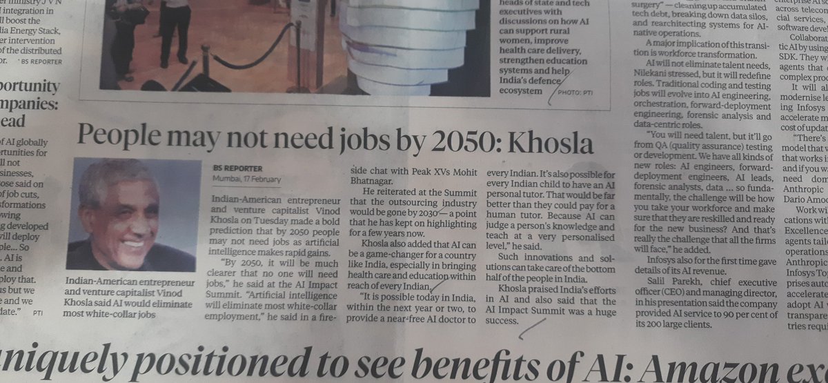 harish_04's tweet photo. AI will impact white collar jobs https://t.co/VDYP7hcszC
