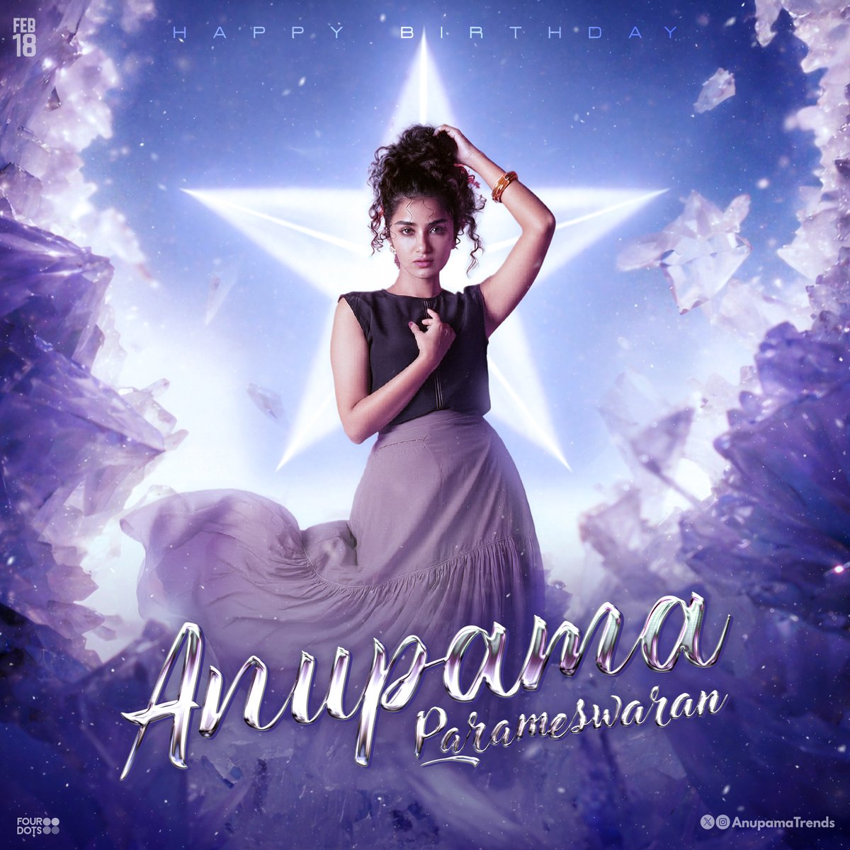 Happiest Birthday to my Queen <a href="/anupamahere/">Anupama Parameswaran</a> 

#AnupamaParameswaran #HappyBirthdayAnupamaParameswaran