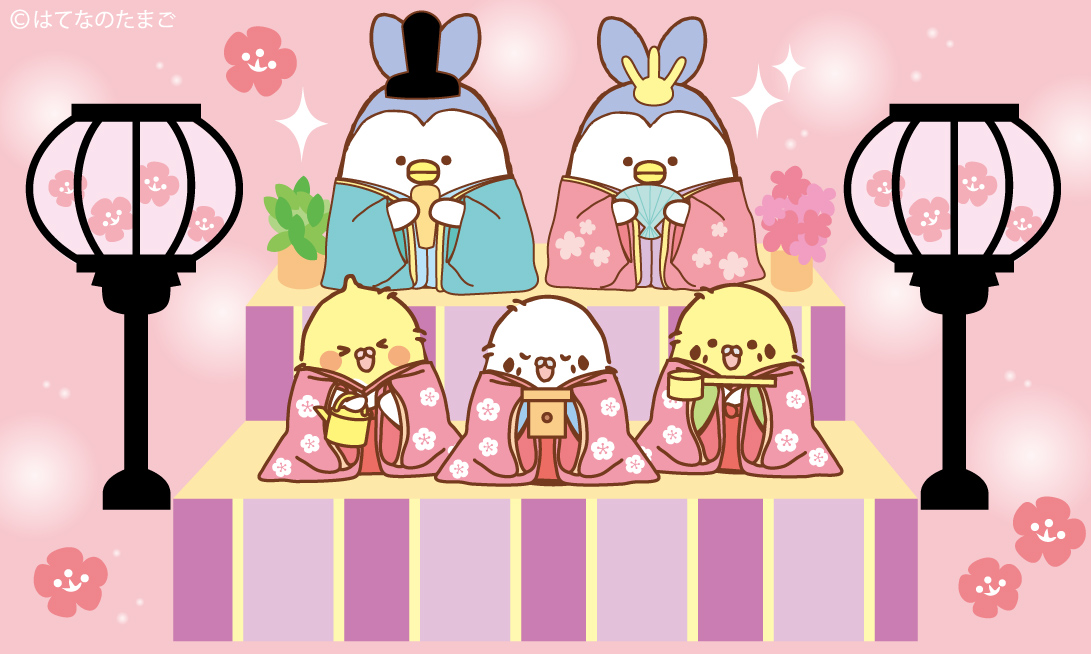 【きょうの空想水族館】#ひな祭り🎎
うさペンがお内裏様とお雛様に❣️
オットセインコのヒナたちの三人官女も登場して賑やかなひな祭り🎶
#空想水族館