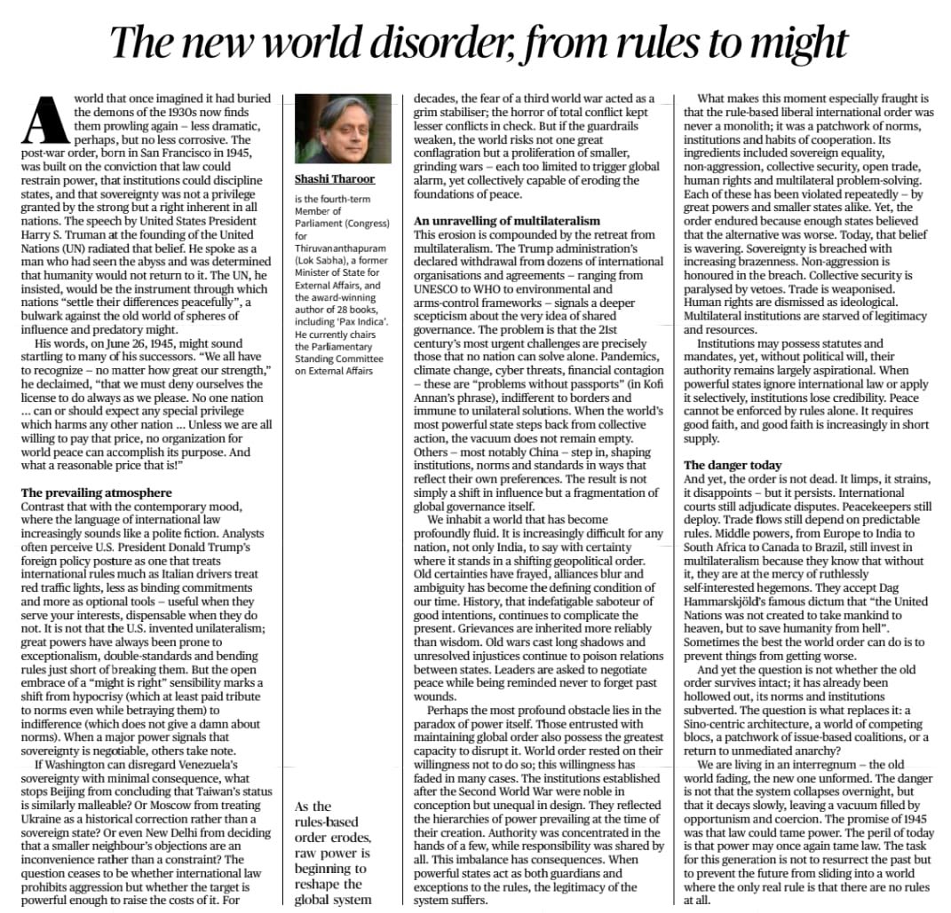 Shashi Tharoor tweet media