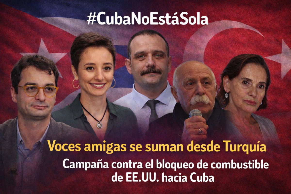 The campaign, which began on the evening of February 14 with the signatures of more than 500 Turkish intellectuals and is growing stronger by the minute, is receiving increasing support.
haber.sol.org.tr/.../kuba-dayan….