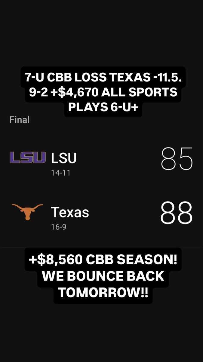 Vernon Croy Sports Picks tweet media