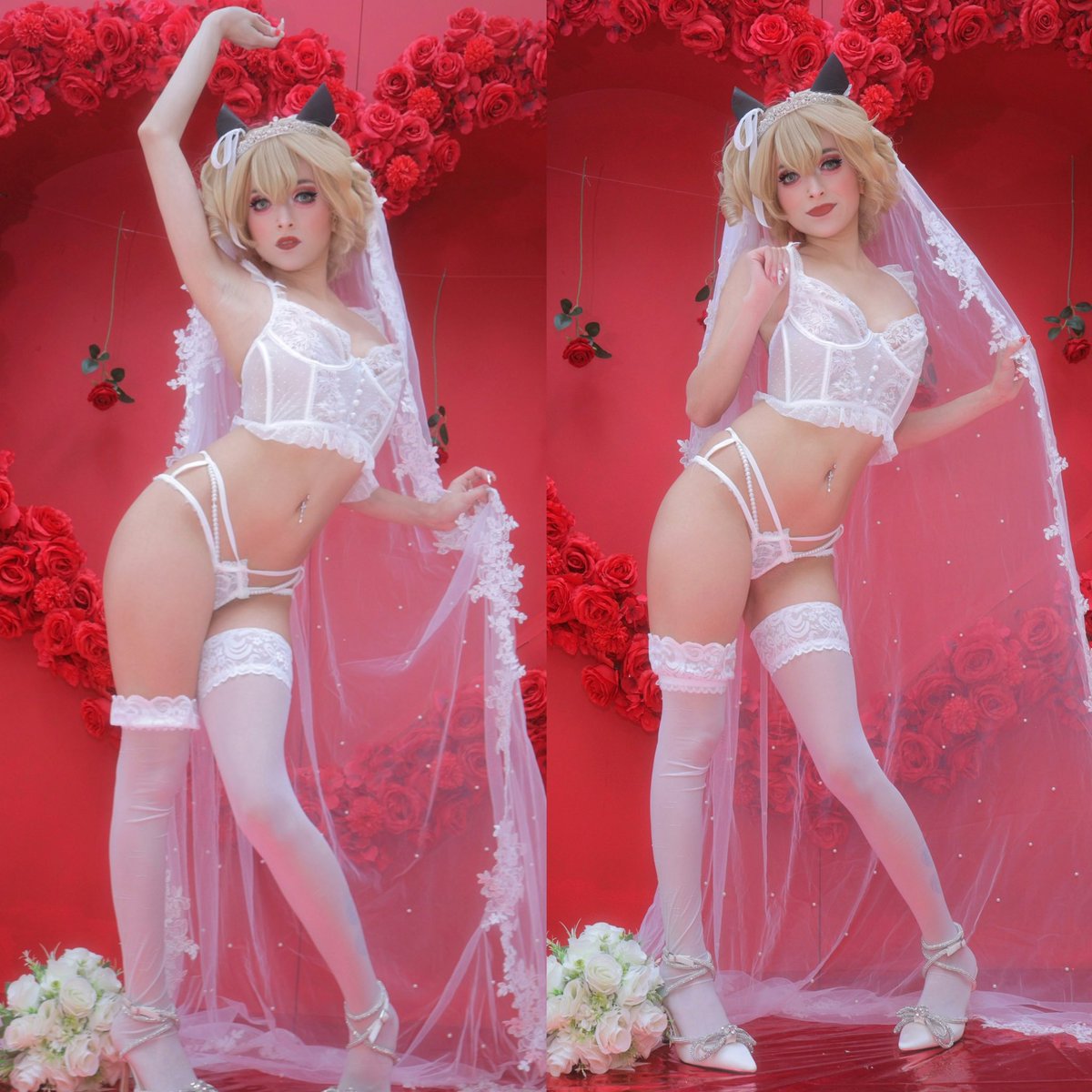 Something new is coming up on OF for this wedding nimi set on sale as well 🤭💗💚

#nimi #vtubernimi #vtuber
