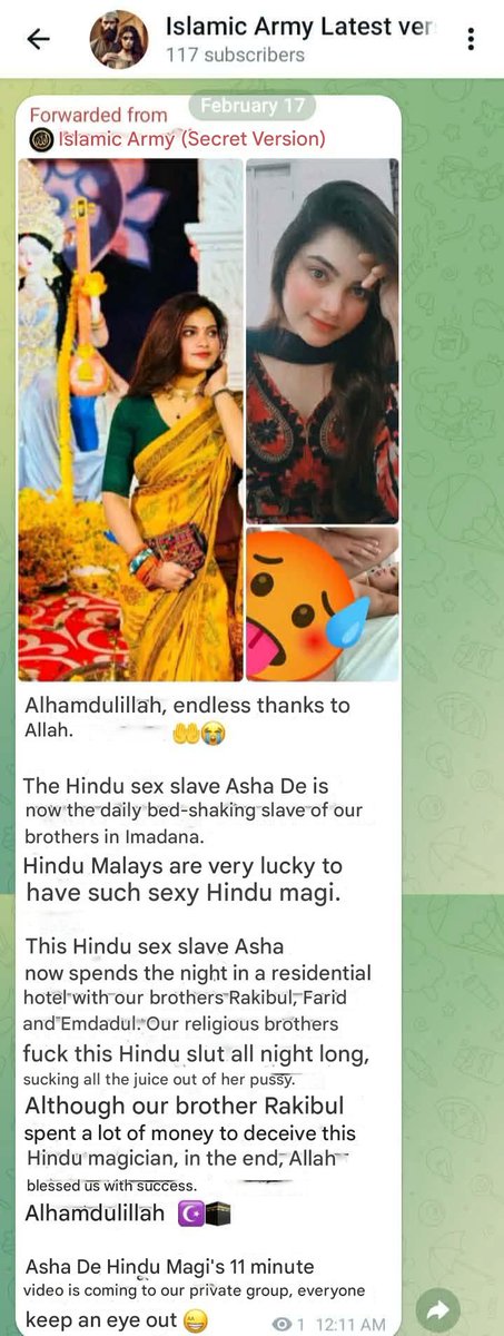 The situation is getting worse day by day. They are targeting Hindu girls one after another. Videos of Hindu girls studying in universities are being leaked as part of an effort to pressure and force them to convert.
#LoveJihad