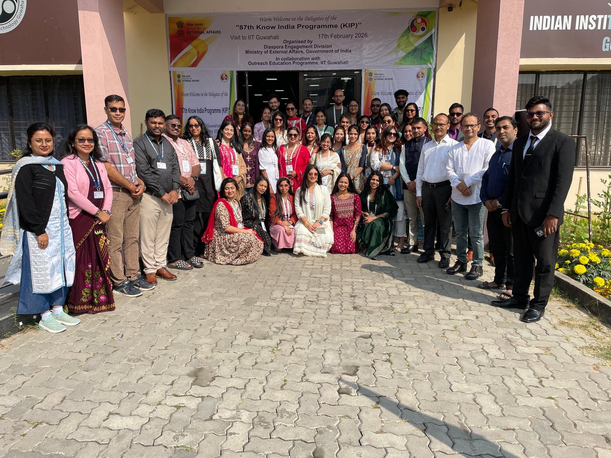diaspora_india's tweet photo. The #87thKIP participants visited Indian Institute of Technology Guwahati, engaging with India’s dynamic higher education landscape, and later visited the sacred Ma Kamakhya Temple, experiencing Assam’s rich spiritual and cultural heritage.
#87thKIP #KnowIndiaProgramme https://t.co/Rc1z7nDj1U