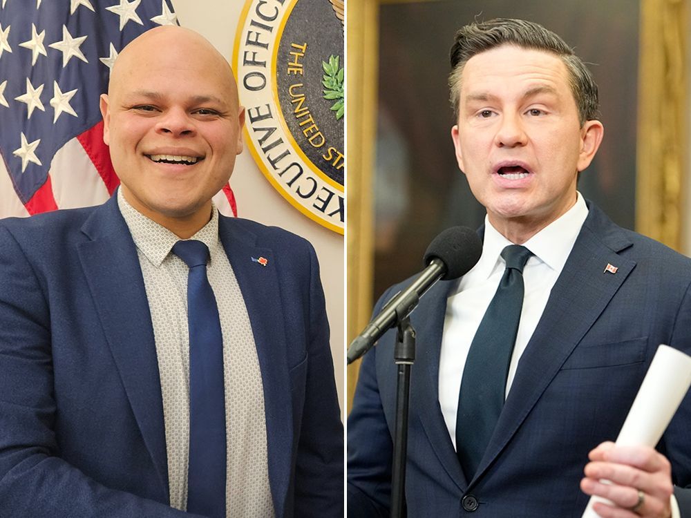 Poilievre distances himself from MP's comments about anti-U.S. 'hissy fit' calgaryherald.com/news/politics/…