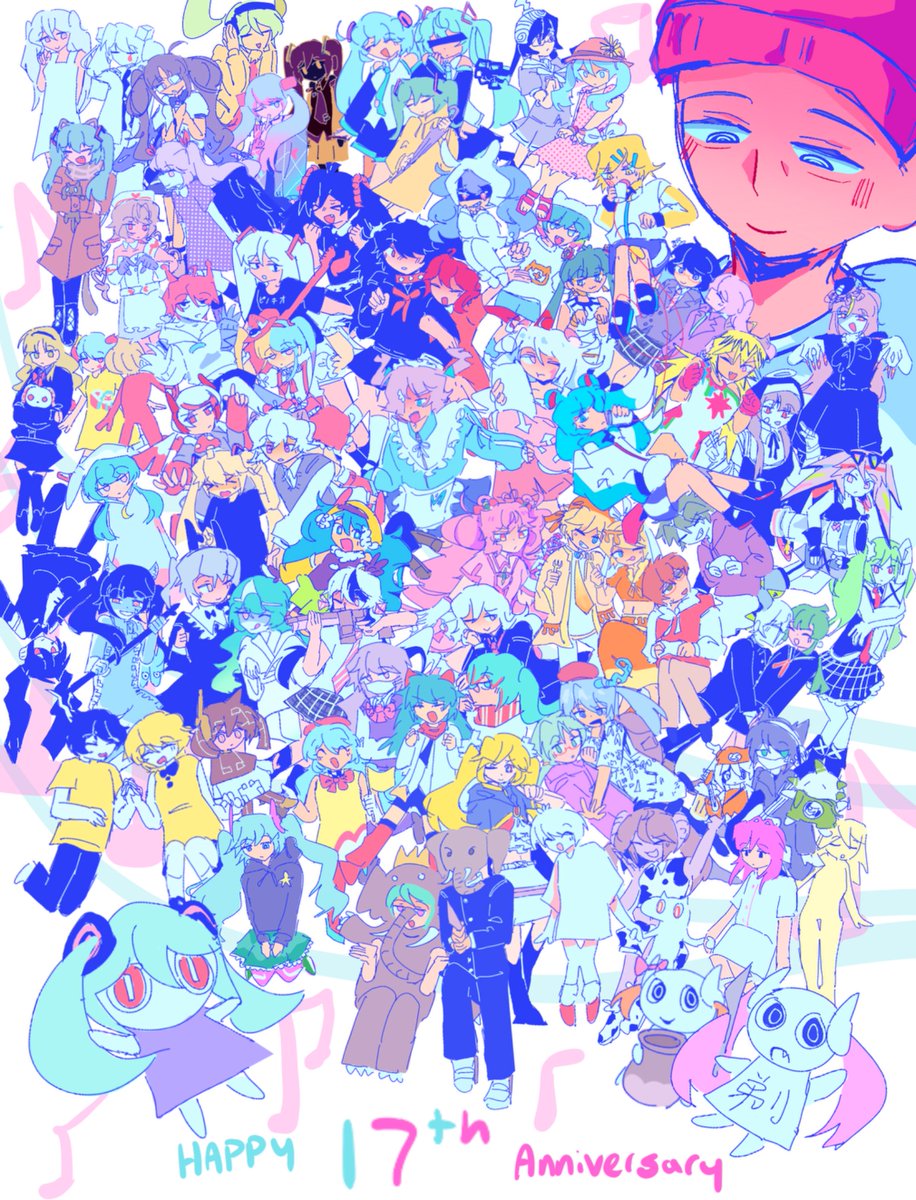 ピノキオピーさん、音楽制作17周年おめでとうございます！あなたの曲は私にとって本当に素晴らしいものになりました。あなたを見つけることができて本当に嬉しいです🫶

#ピノキオピー17周年
#ピノキオピー_FA 
#ピノキオピー