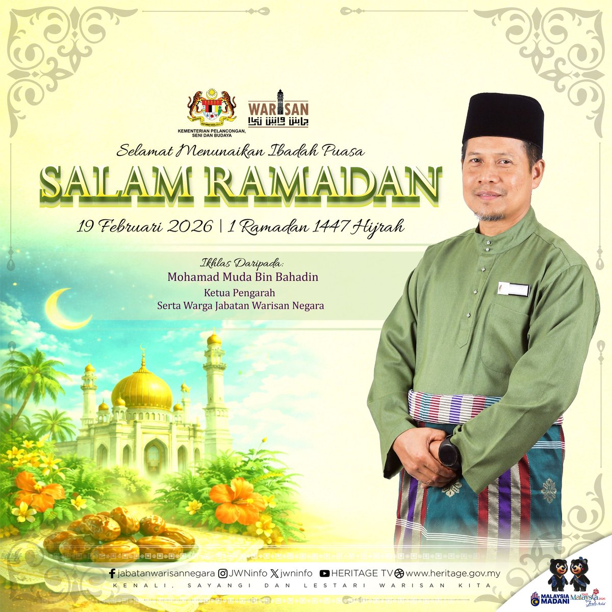 JABATAN WARISAN NEGARA tweet media