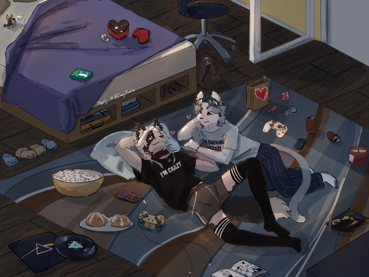 just the two of us

🧡💙