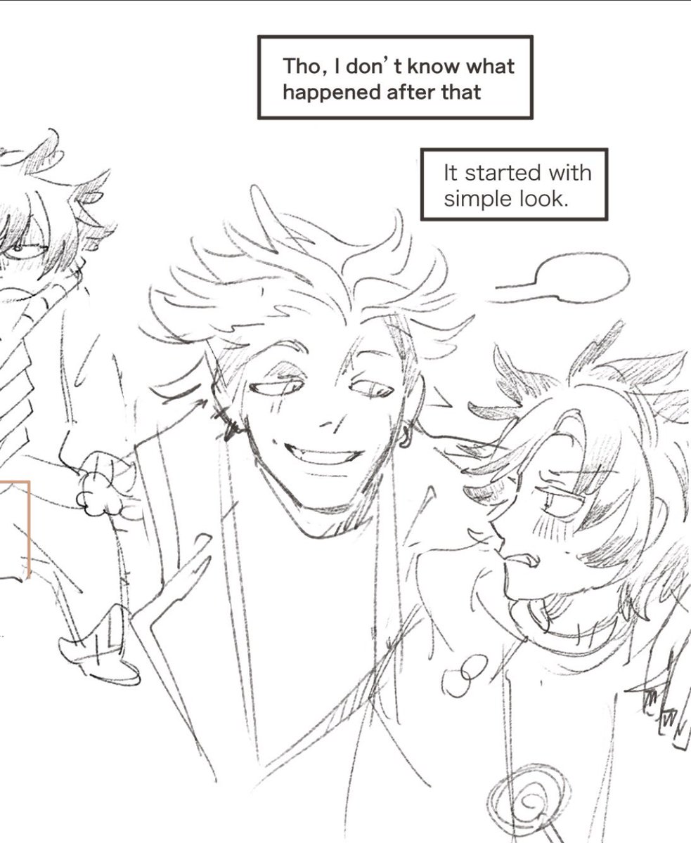 soup_eror's tweet photo. WIP!! Based on a hc tweet I saw on their relationship at the beginning.  (Ooc probs) ☂️ 🐺 #enrudo https://t.co/9LkKbDN2PA