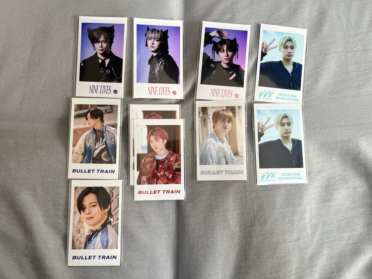 交換】超特急 REAL ミニフォト NINE LIVES 過去 交換 譲：画像① 求