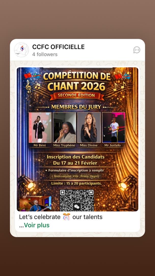 CCFC-OFFICIELLE  🇨🇩→🇨🇳 tweet media