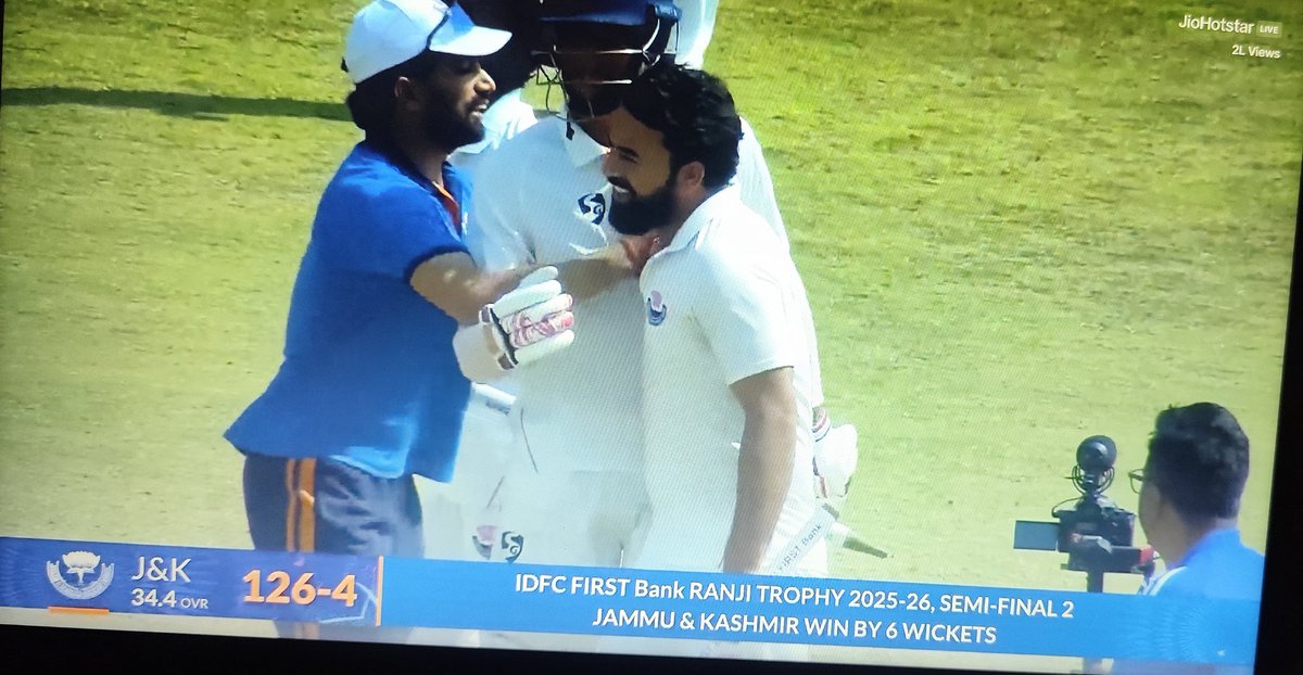 Anticipatelove_'s tweet photo. The wait is over. 

Our Jammu &amp; Kashmir are in the Ranji Trophy final for the first time ever 🔥🔥🔥💕 #ranjitrophy2026 https://t.co/8evHnBnOvz
