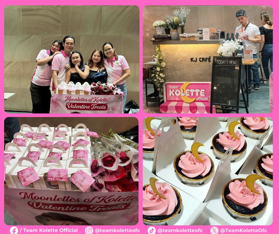 TeamKoletteOfc's tweet photo. Moonlettes, our hearts are full 💗

We’re happy to finally share our Valentine’s treat — a collaboration project with our affiliates, prepared especially for everyone working at ABS-CBN. It may have come a little later than February 14 due to some changes, but love always finds its perfect timing.

This was our way of thanking the hardworking people who walk alongside Kolette behind the scenes. Our treats may have been simple, but they carried our deep appreciation and sincere love.

“Moonlettes of Kolette: Valentine Treats” reflects who we are — a fandom that chooses to appreciate, to give, and to spread warmth wherever we can. Seeing the smiles and joy it brought made every effort worth it.

As they say, “Love grows when it is shared.” And today, we felt that love come full circle.

To our affiliates, @TITASofKOLETTE  and @KultoniK14030 — thank you for standing with us. We are truly blessed to have you.

Moonlettes, this is who we are.
We support with heart. We give with purpose. And we spread love — always. 

#KoletteMadelo
#AllForKolette
